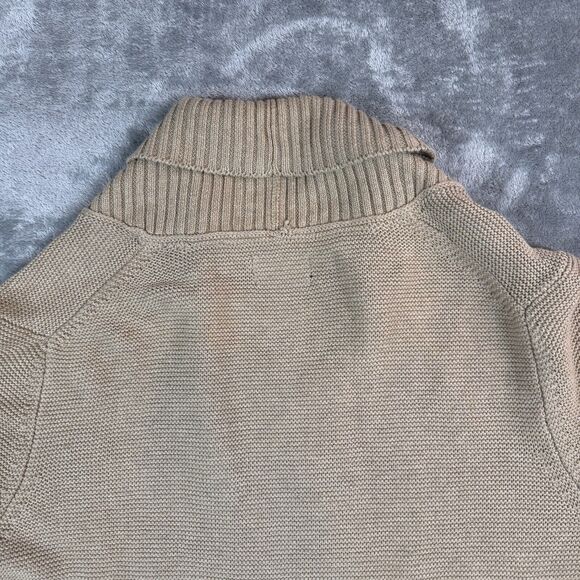 Le 31 Par Simons Cardigan Women’s PM Beige Organic Cotton Pockets GrandmaCore - Picture 5 of 9